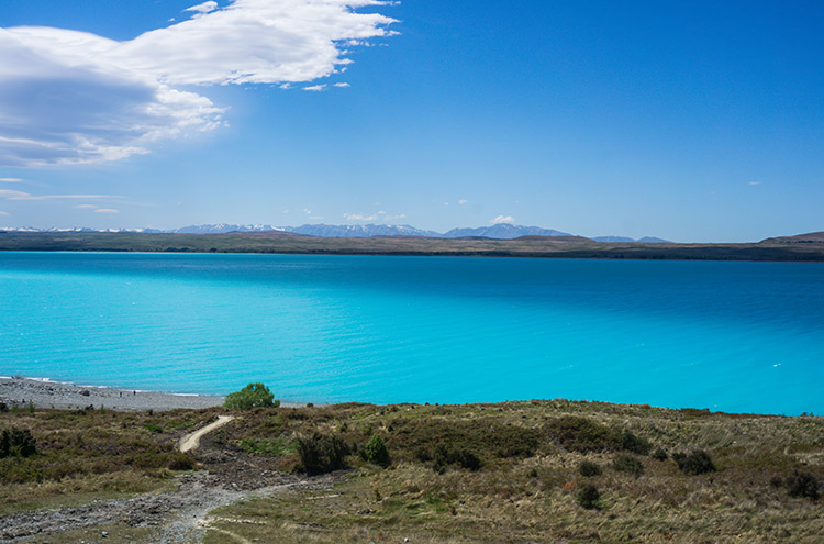 Pukaki 牛奶蓝全景